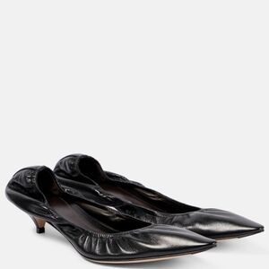 The Row Black Liisa Kitten Heels - Size 41